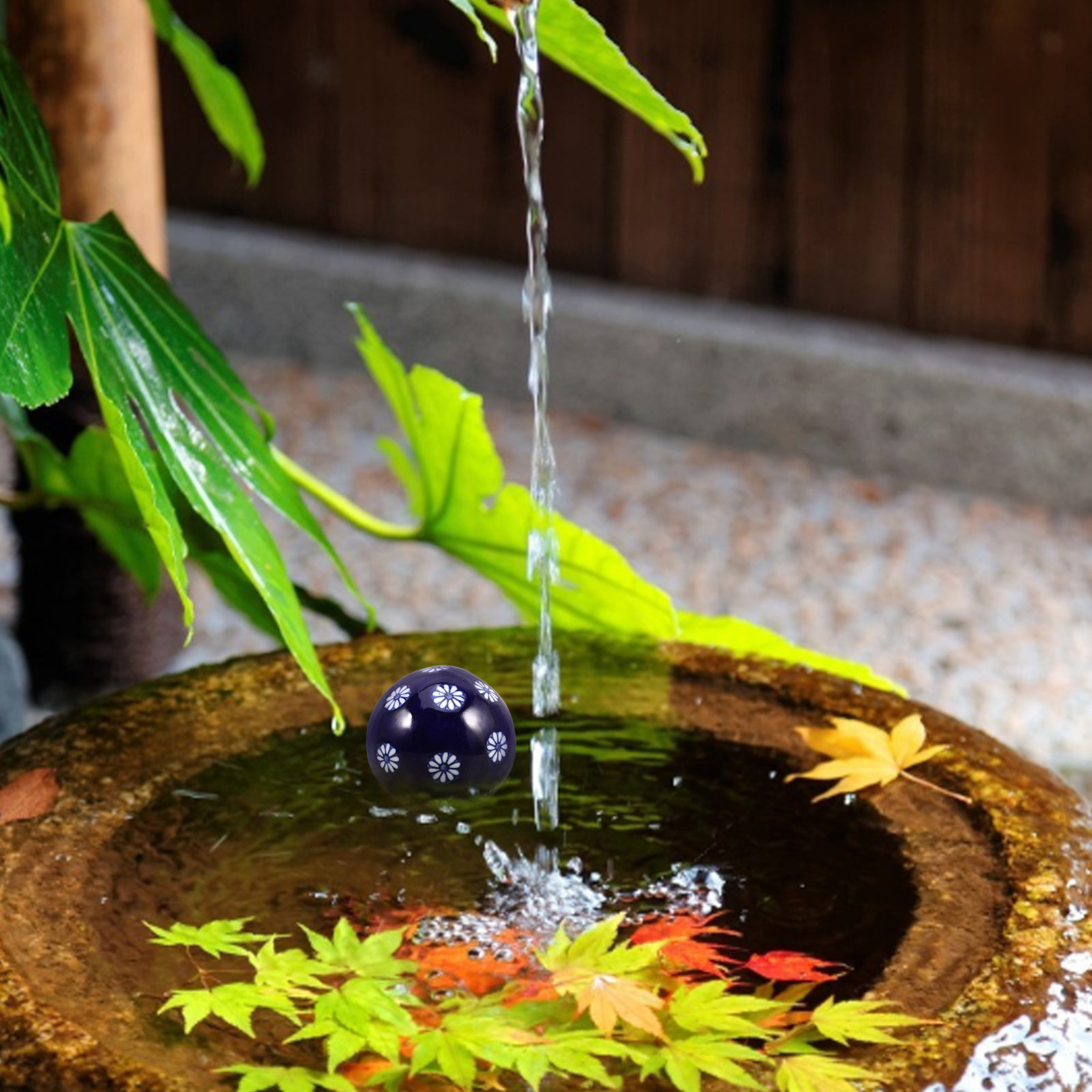 Aquarium Fish Ball - 세라믹 볼 독특한 수작업 페인팅 플로팅