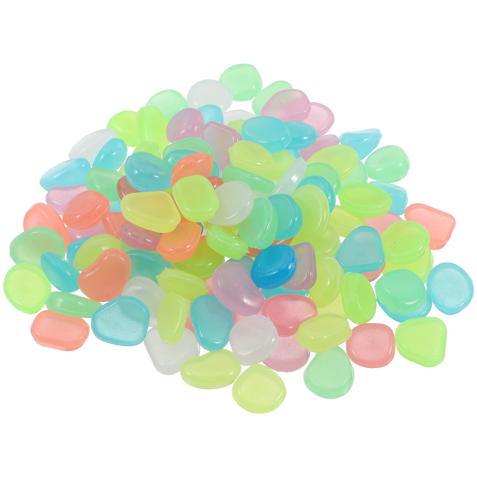 Aquarium Fish Glow In The Dark - 400개 야광 자갈 물고기 수조 자갈