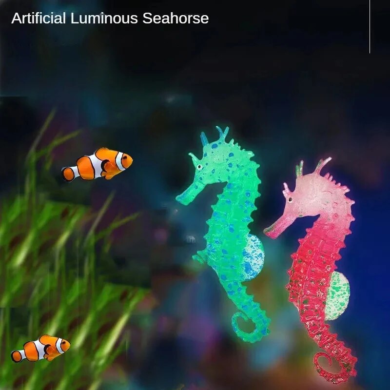 Aquarium Fish Glow In The Dark - 물고기 탱크 Aquascape 장식 시뮬레이션 흡입