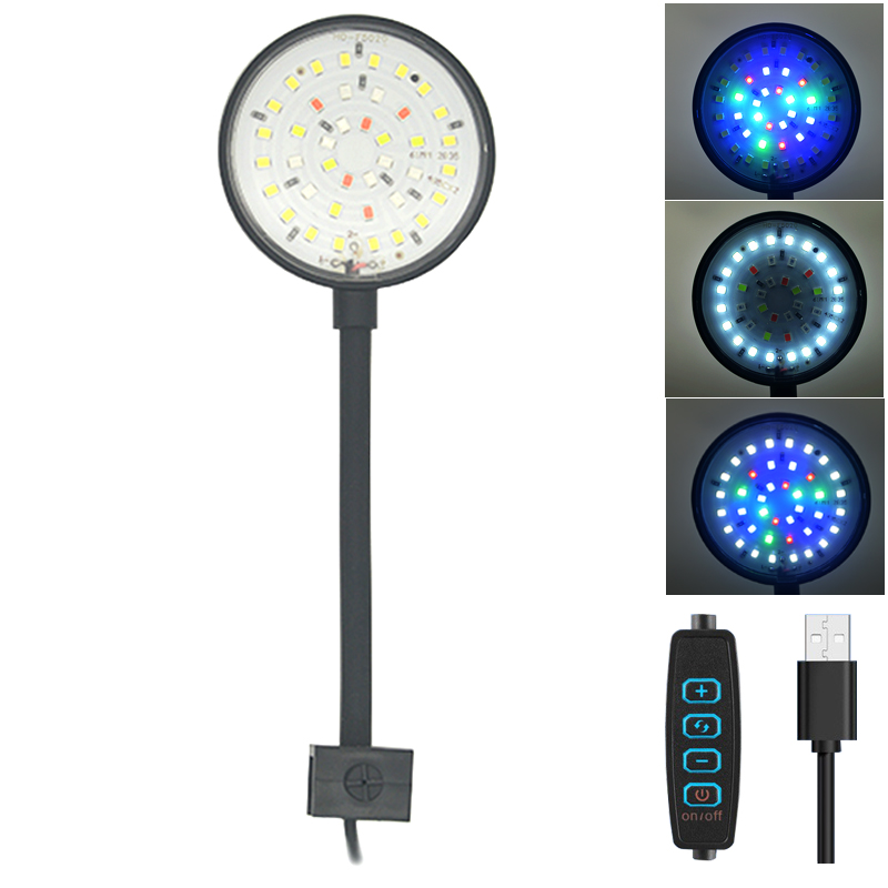 USB 수족관 LED 램프 물고기 탱크 조명 장식 수생 - Aquarium Fish Light Lamp 리뷰 및 가격