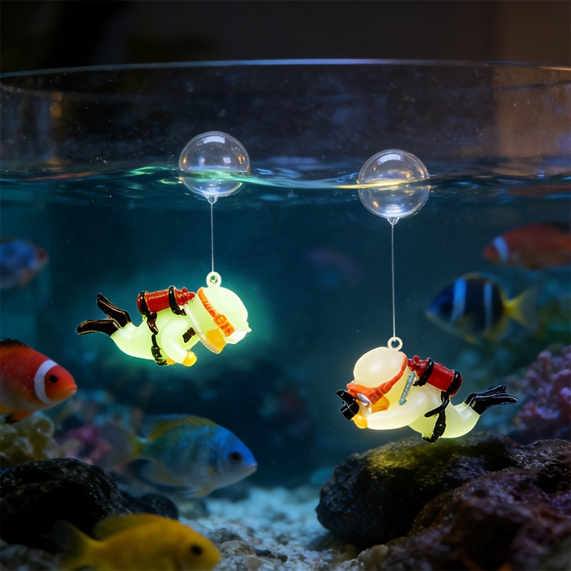 수족관 레진 장식 미니 다이버 조각상 야광 플로팅 볼  - Aquarium Fish Ball 리뷰 및 가격
