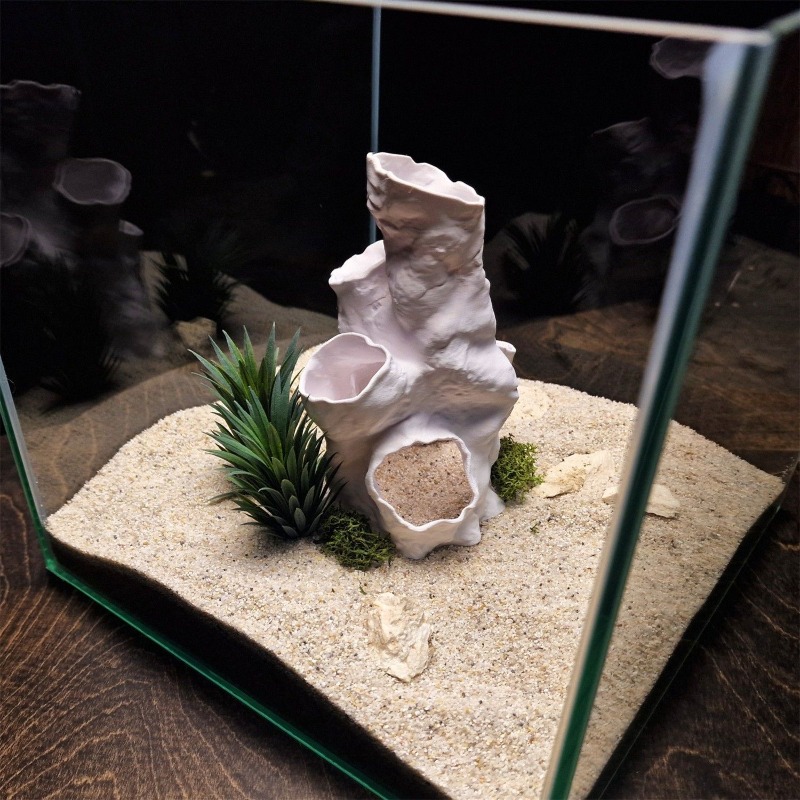 핫세일 3D 프린팅 산호 터널 은신처 나무 식물 장식  - Aquarium Fish Sale 리뷰 및 가격