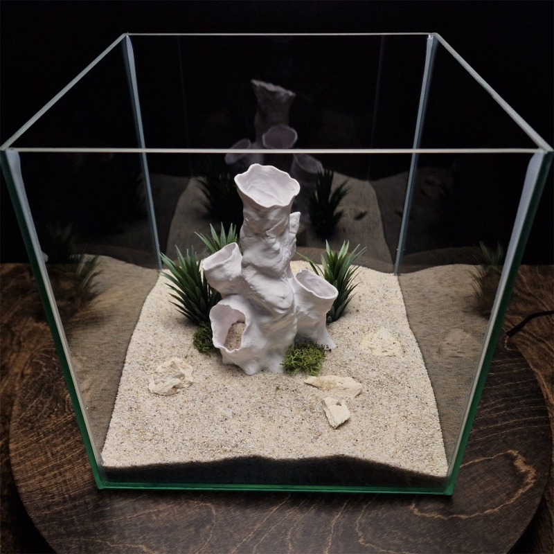 핫세일 3D 프린팅 산호 터널 은신처 나무 식물 장식  - Aquarium Fish Sale 리뷰 및 가격