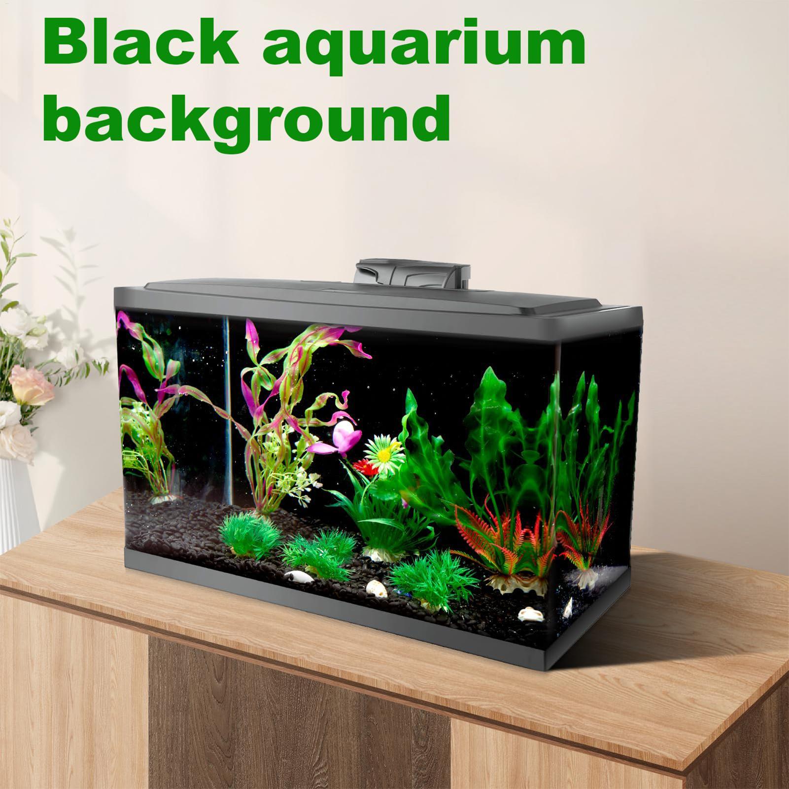 어항 배경 스티커 검정색 수족관 배경 스티커 수족관 포 - Aquarium Fish Poster 리뷰 및 가격
