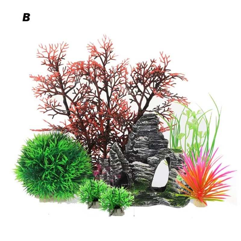 10개입 인기 신상품 플라스틱 시뮬레이션 수족관 장식  - Aquarium Fish Sale 리뷰 및 가격