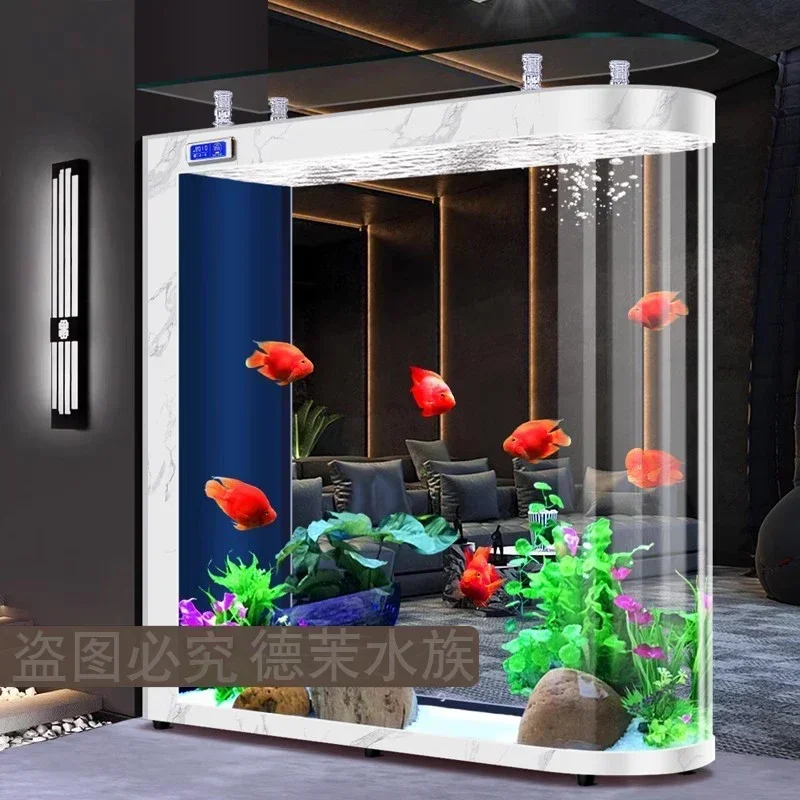 바닥부터 천장까지 이어지는 유리 수조 거실 파티션 중대 - Aquarium Xl 리뷰 및 가격