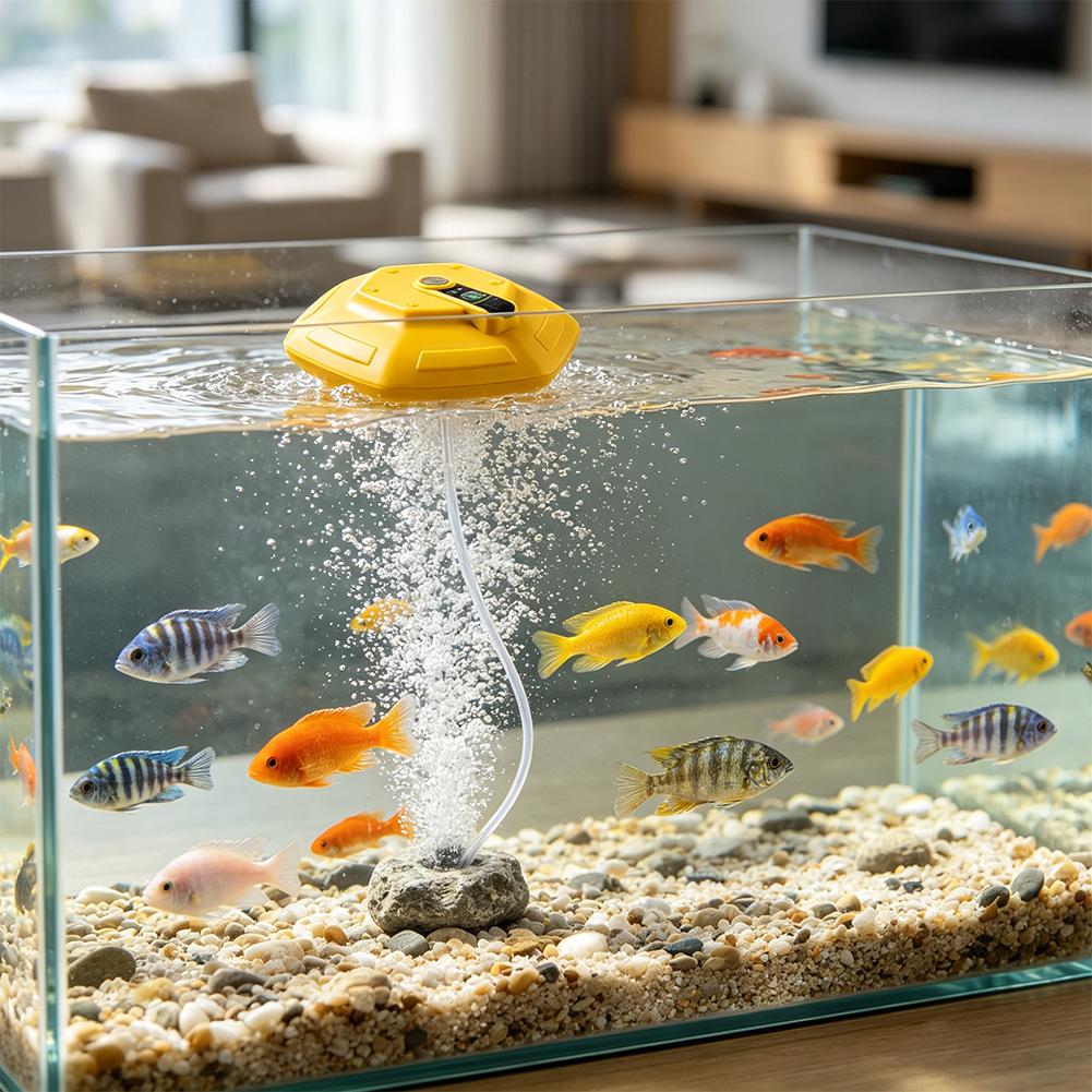 무선 충전식 수족관 산소 펌프, 연못 물고기 운반 및  - Aquarium Fish Escape 리뷰 및 가격