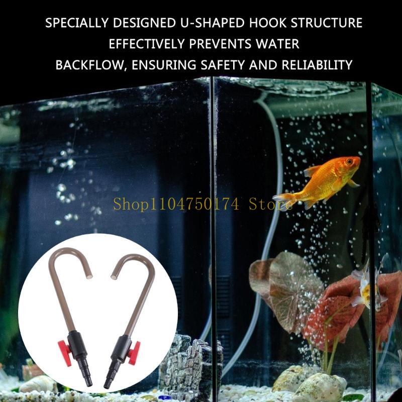 수족관 물 변경 장치 쉬운 사용 후크 모양 탱크 용 물 - Aquarium Fish Sale 리뷰 및 가격
