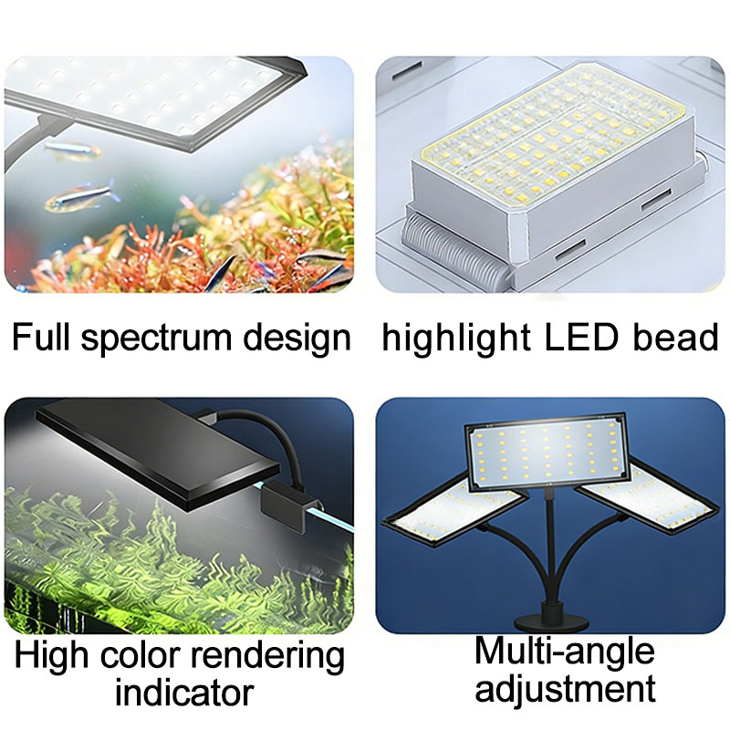수족관 어항용 풀 스펙트럼 LED 조명, 사이클 타이밍 - Aquarium Fish Light Lamp 리뷰 및 가격