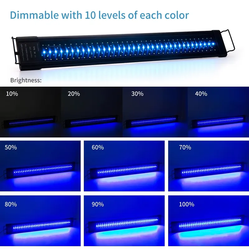LED 프로그래밍 가능 수족관 조명 타이머 (75cm  - Aquarium Fish Light Lamp 리뷰 및 가격