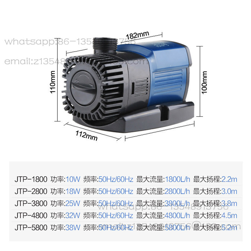 공장 직판 JTP1800-5800 수중 펌프 어항 펌프 - Aquarium Fish Sale 리뷰 및 가격