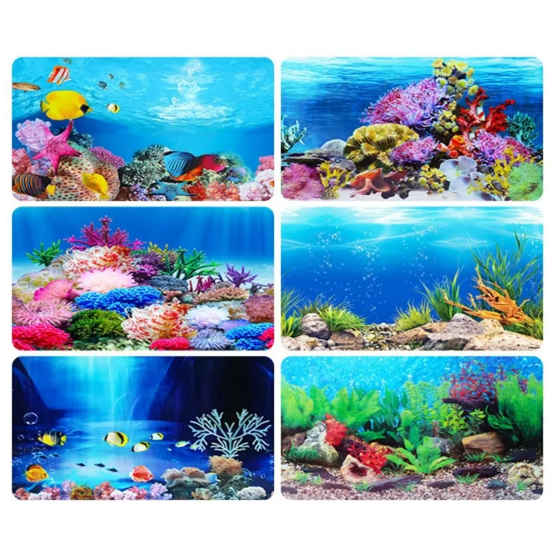 배경 수족관 3D 스티커 포스터 장식, 어항 해양 식물 - Aquarium Fish Poster 리뷰 및 가격