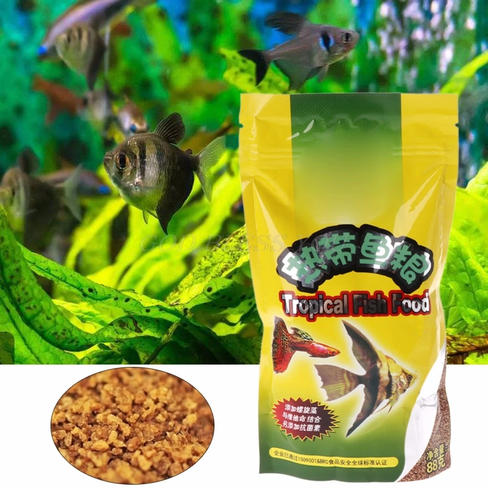 수족관 탱크 열대 물고기 음식 작은 물고기 사료 곡물  - Aquarium Fish Price 리뷰 및 가격