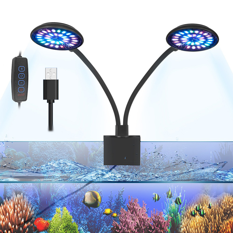 USB 수족관 LED 조명 물고기 탱크 클립 램프 전체 - Aquarium Fish Light Lamp 리뷰 및 가격