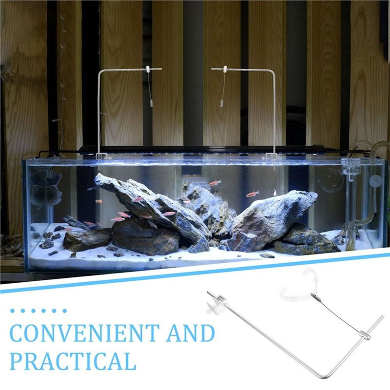 AB41-2Pcs 물고기 탱크 라이트 랙 클립이 있는  - Aquarium Fish Light Lamp 리뷰 및 가격