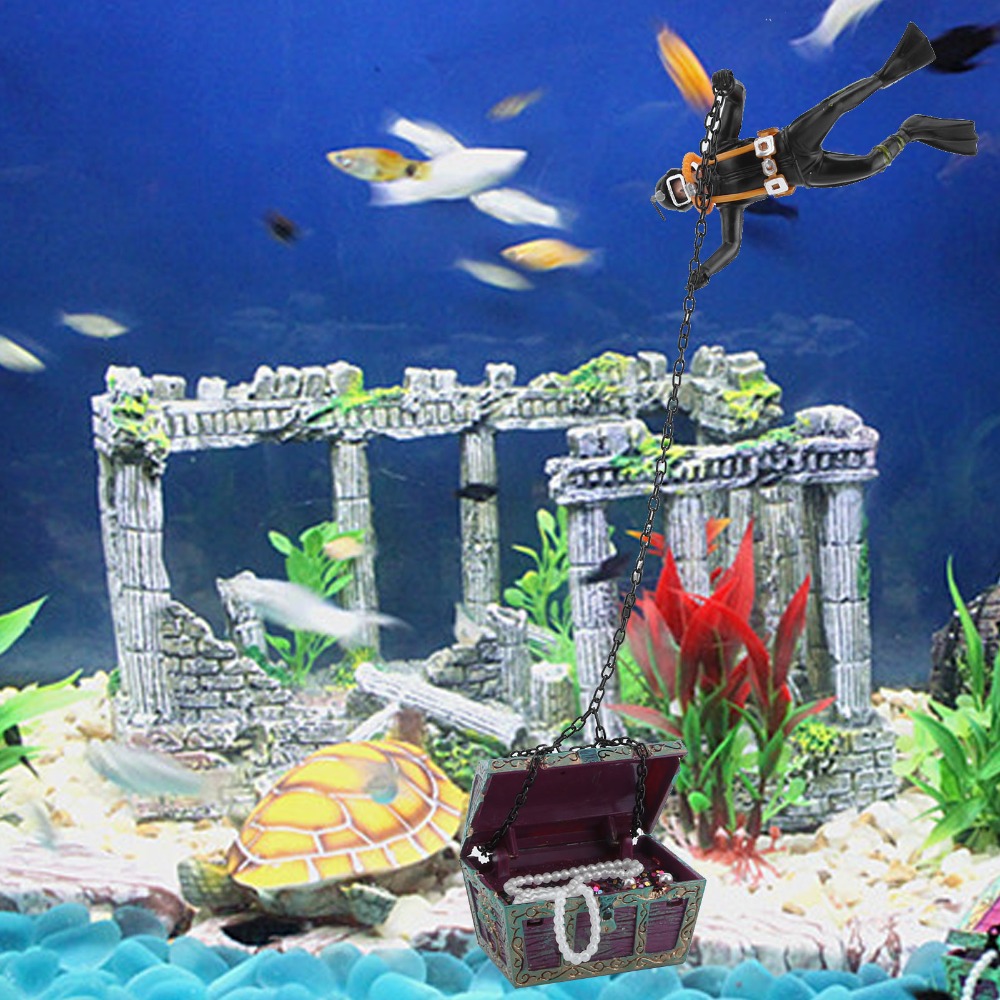 레진 수족관 장식품 공기 작동식 실물 크기 어항 장식  - Aquarium Fish Price 리뷰 및 가격