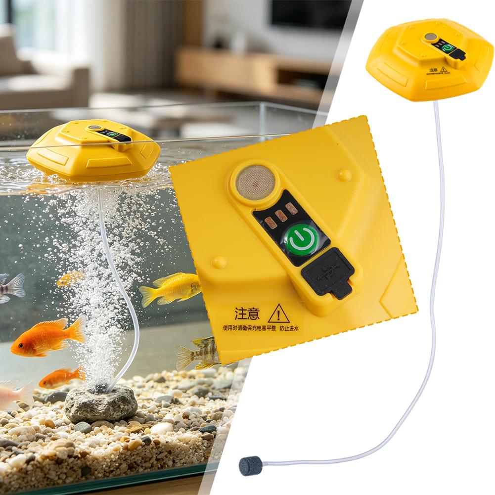 휴대용 수상 어항 산소 펌프, 3000mAh 충전식 에 - Aquarium Fish Escape 리뷰 및 가격