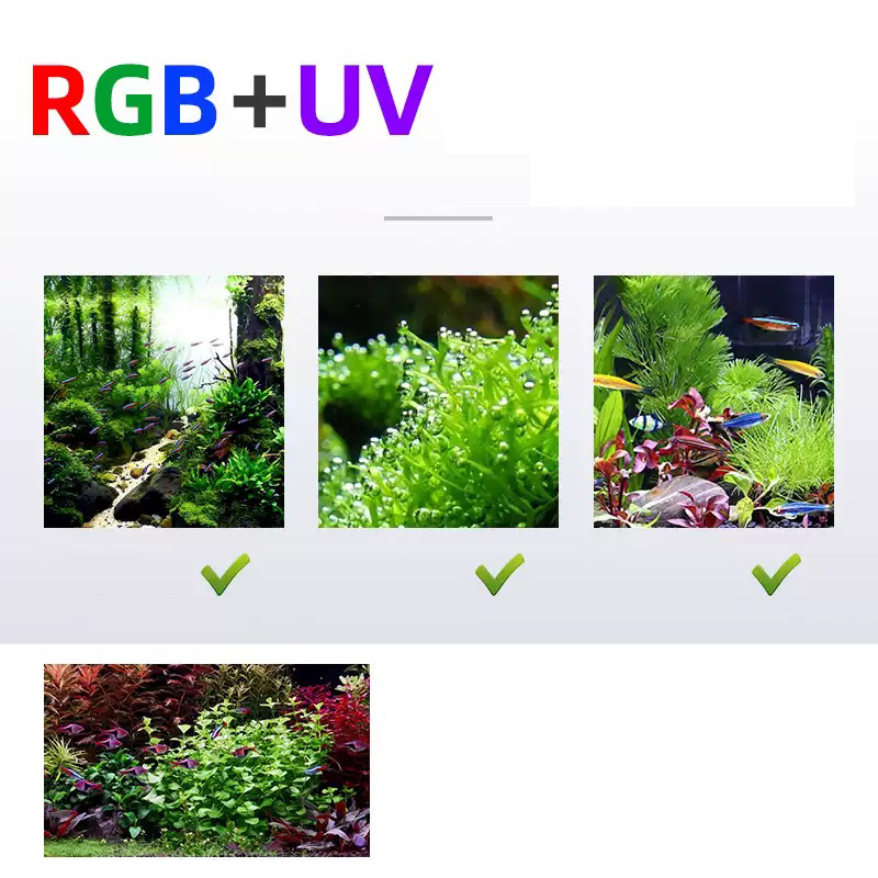 LED 조명 60cm 80cm 90cm RGB UV 수 - Aquarium Fish Sale 리뷰 및 가격