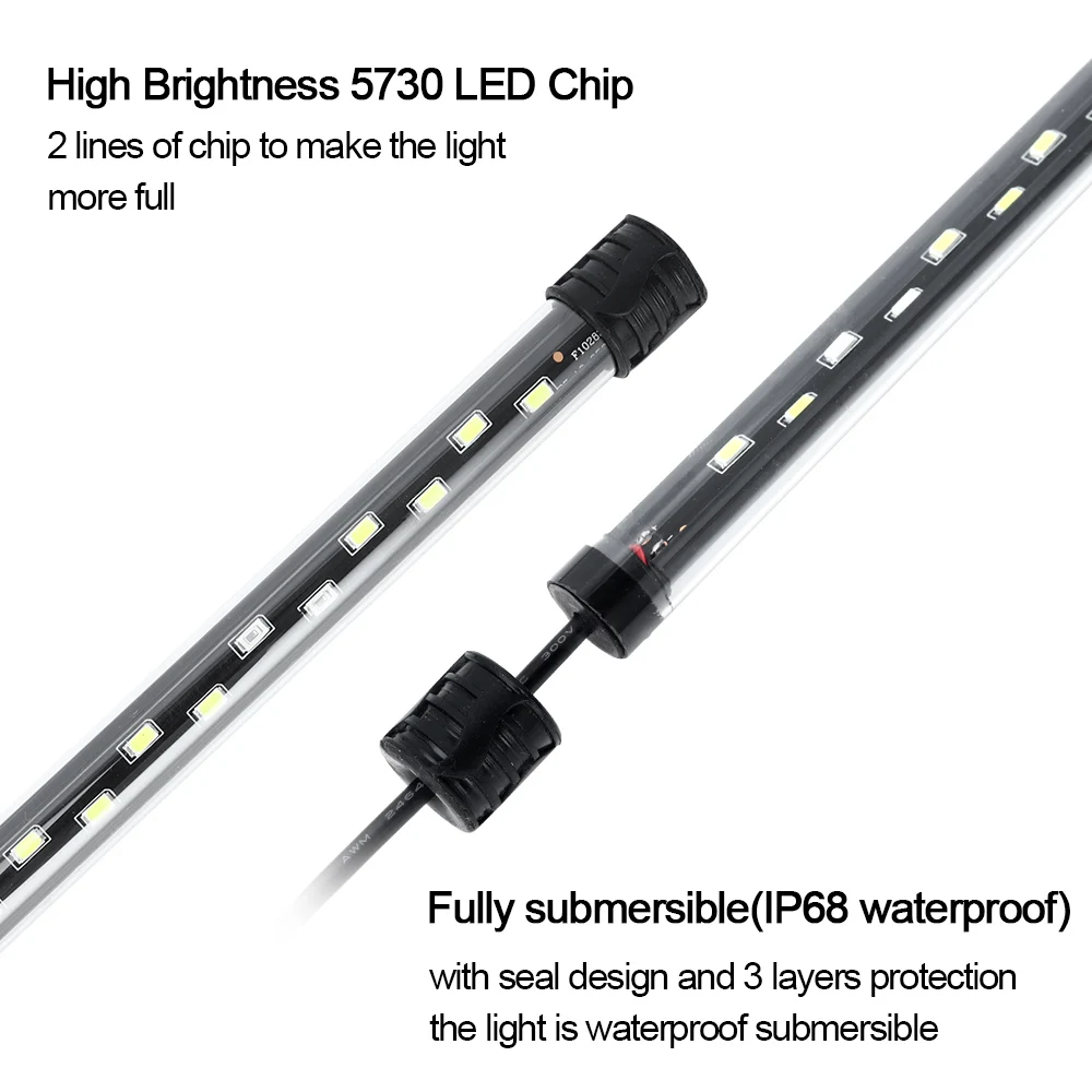 58CM 수족관 빛 LED 식물 성장 램프 방수 물고기 - Aquarium Fish Light Lamp 리뷰 및 가격