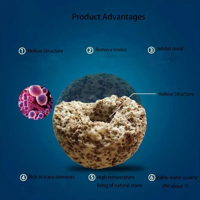 10pcs 20pcs 고품질 수족관 바이오 공 생화학  - Aquarium Fish Ball 리뷰 및 가격