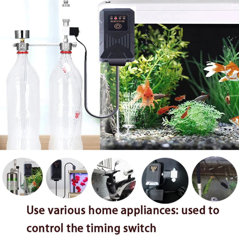 4 단 사이클 수족관 타이머 안정적인 검정색 LED 조 - Aquarium Fish Black 리뷰 및 가격