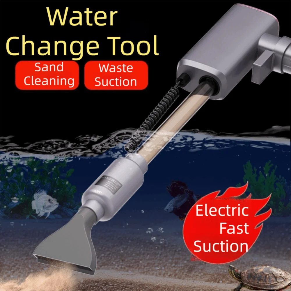 자동 수족관 진공 청소기, 고유량 어항 모래 청소 펌프 - Aquarium Fish Rate 리뷰 및 가격