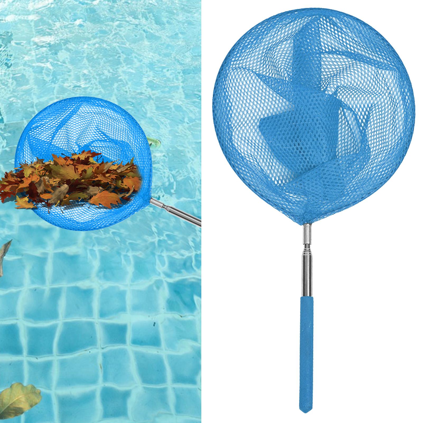 텔레스코픽 폴이 있는 수영장 스키머 그물망, 스테인리스 - Aquarium Fish Tank Cleaner 리뷰 및 가격