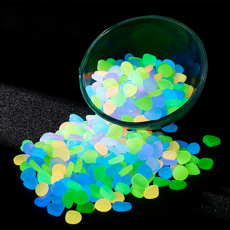 ●   100pcs 정원 장식 빛나는 돌 어둠 속에서  - Aquarium Fish Glow In The Dark 리뷰 및 가격